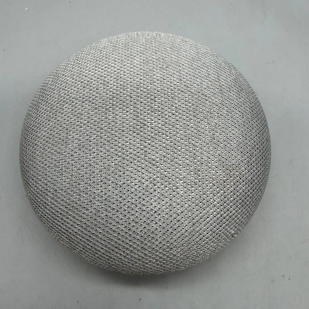 Google Home Mini Smart Speaker & Power Cord (1st Gen)(Chalk) - Tested